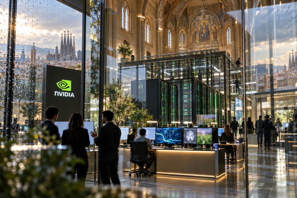 NVIDIA 联手巴塞罗那超算中心向初创公司开放 AI 工厂服务