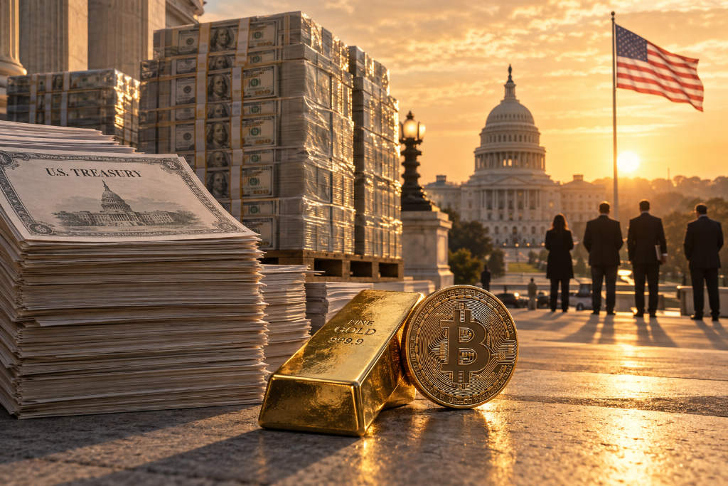 福布斯:全球债务攀升推动比特币与黄金受益于货币贬值交易
