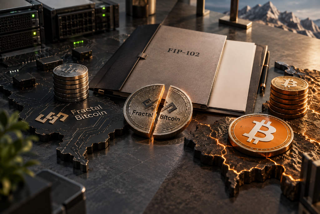 Fractal Bitcoin 在区块 210 万完成首次减半并激活 FIP-102