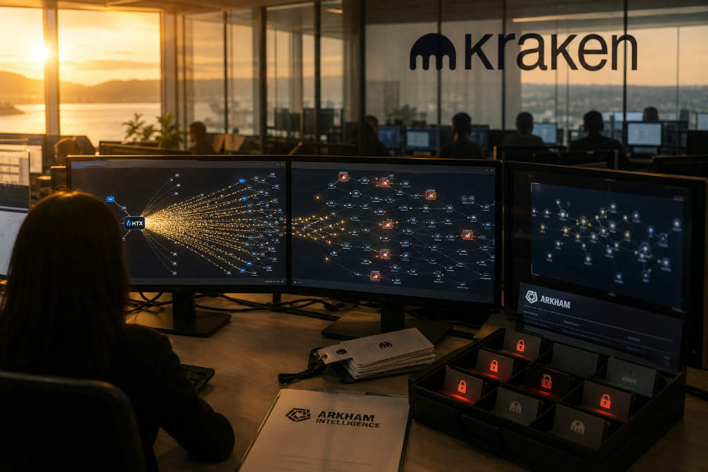 Kraken称遭粉尘攻击 近1.2万笔HTX相关转账触发审查