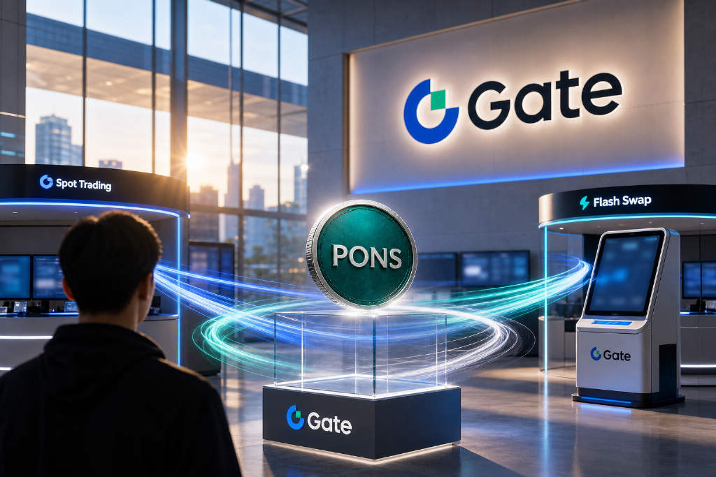 Gate 将于 8 月 27 日上线 Pons 现货与闪兑交易