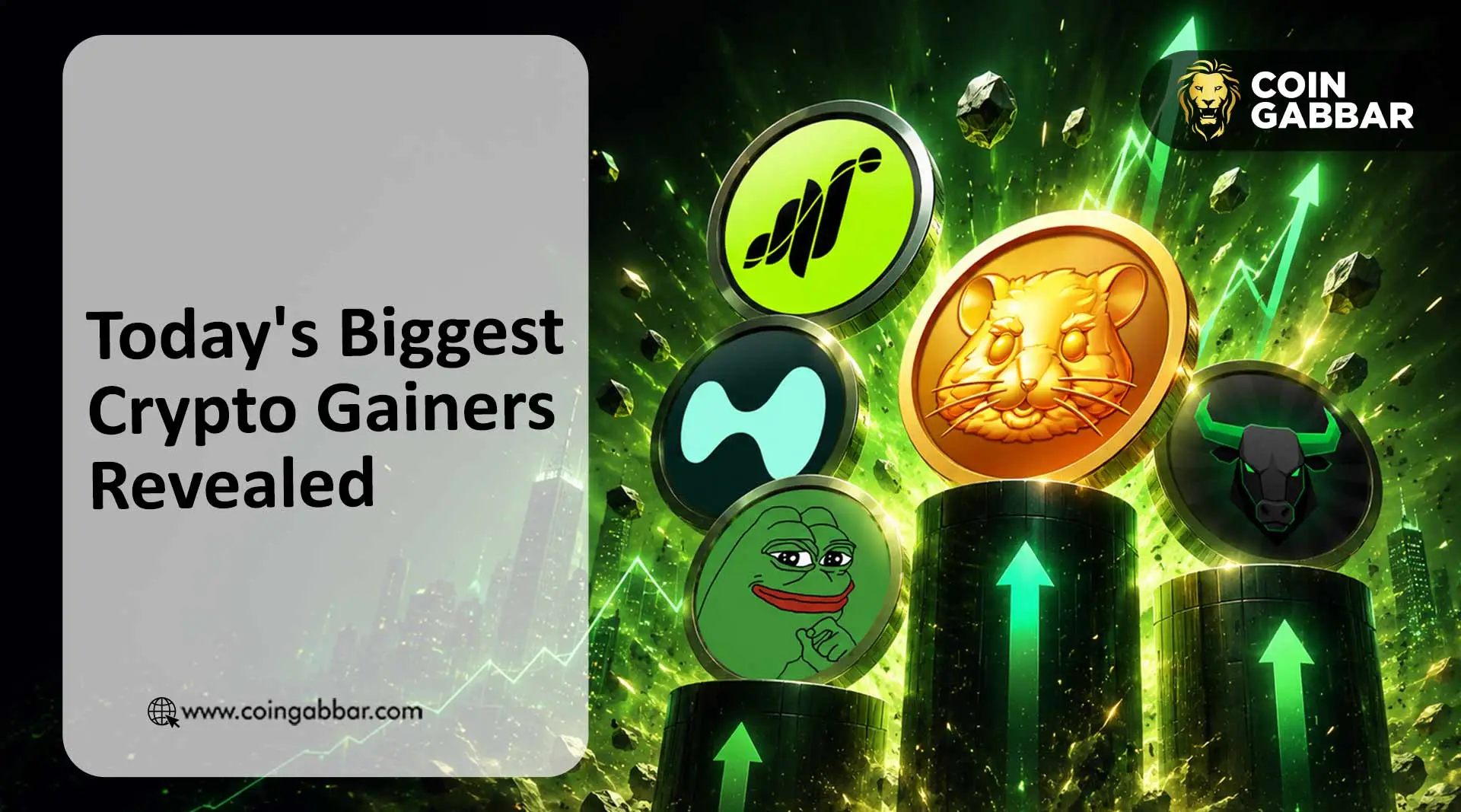 Top Crypto Gainers Today: ANSEM Soars 115%, HMSTR Rises 65% on DAO Launch