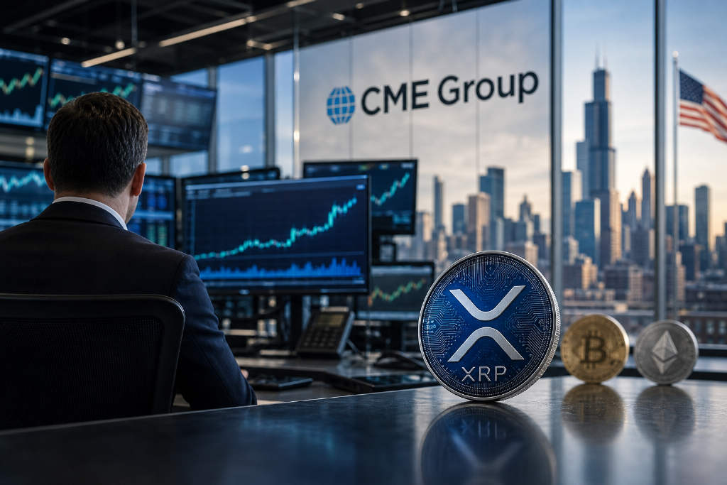 XRP 一周涨约 40%,CME 期货市占升至约 17%