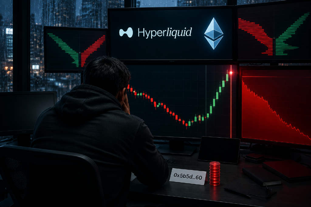Hyperliquid鲸鱼持仓71.92亿美元,做空ETH巨亏1414万美元