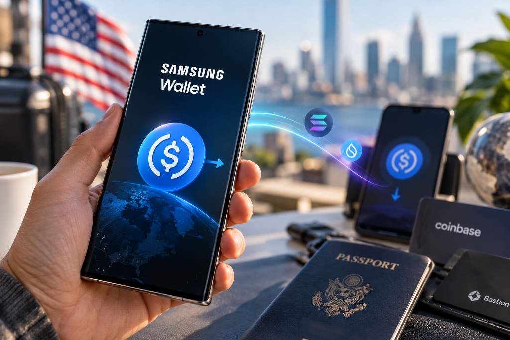 Samsung to add USDC remittances to Wallet across 82 million Galaxy devices in the U.S.
