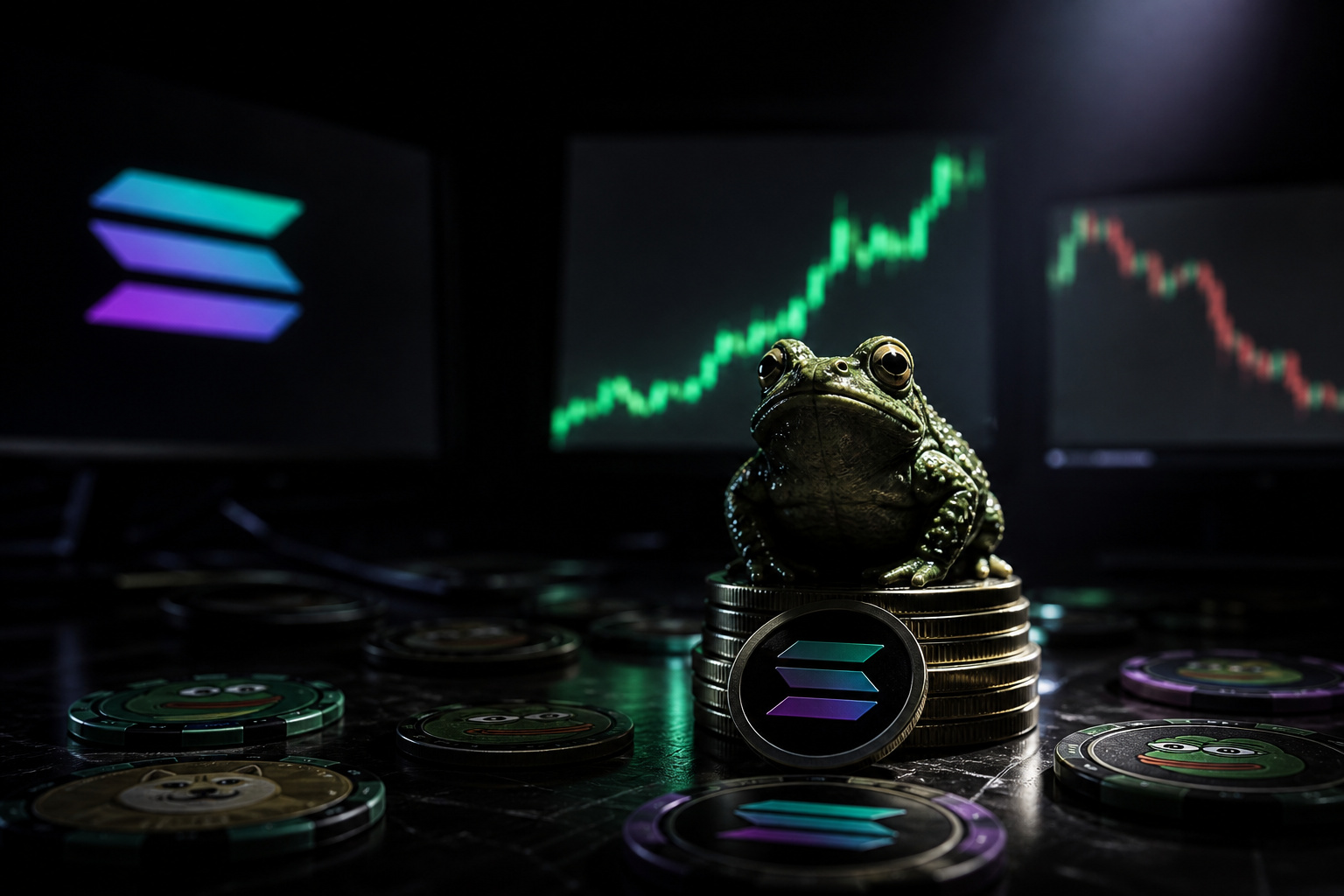 Solana Meme币TOAD市值短时突破2450万美元,日内涨超100%
