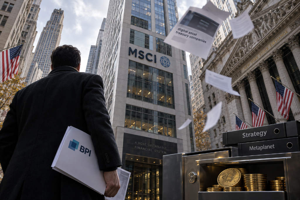 BPI challenges MSCI over proposed "non-operating company" rule affecting Strategy and Metaplanet