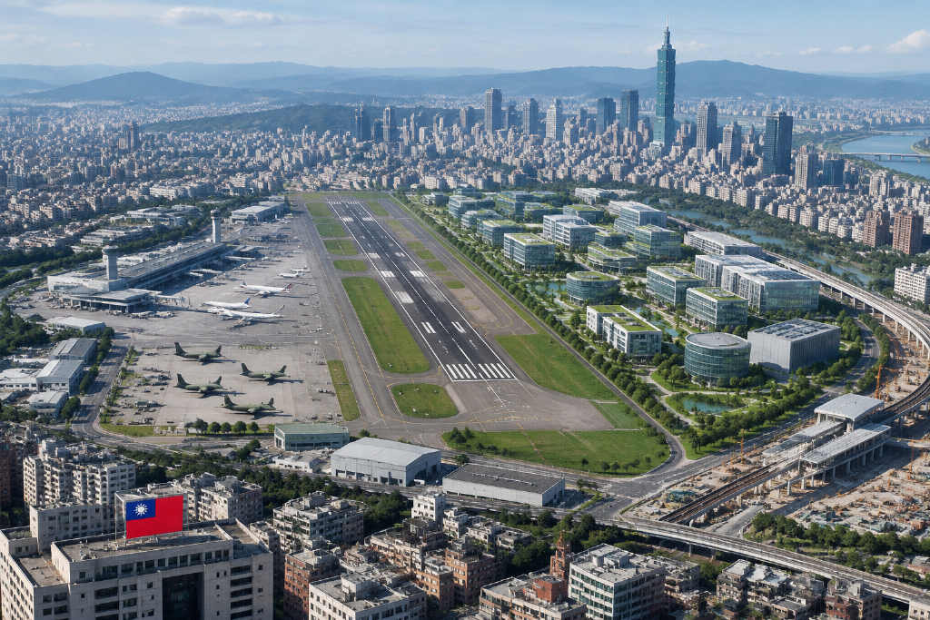 Songshan Airport relocation returns to Taipei politics after 25 years of stalled proposals