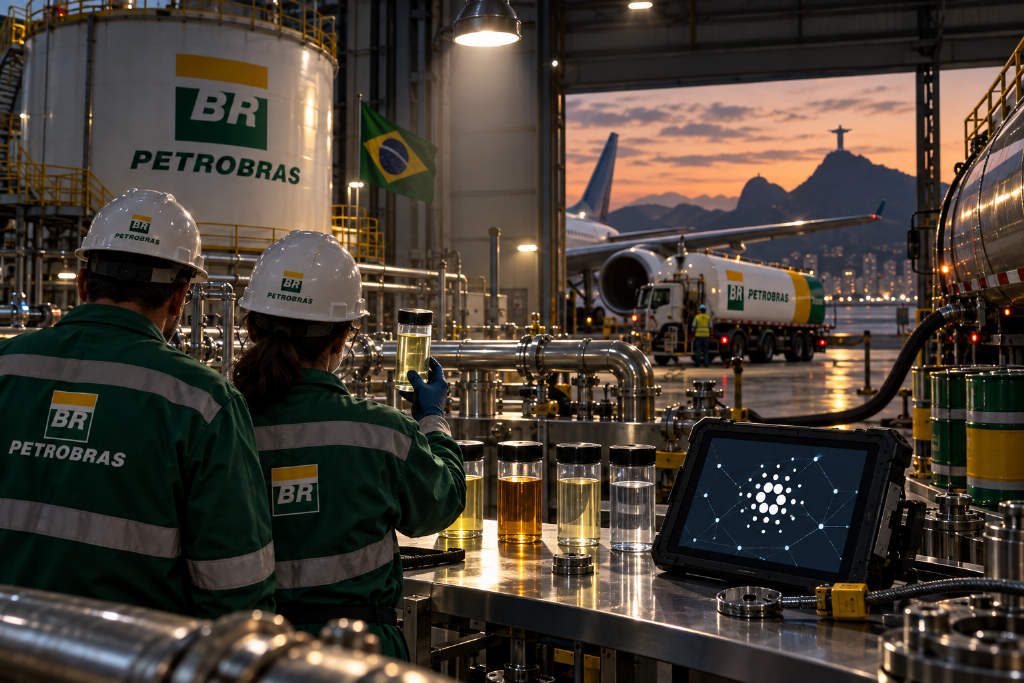 Petrobras tests Cardano in research projects for sustainable jet fuel and Diesel R tracking
