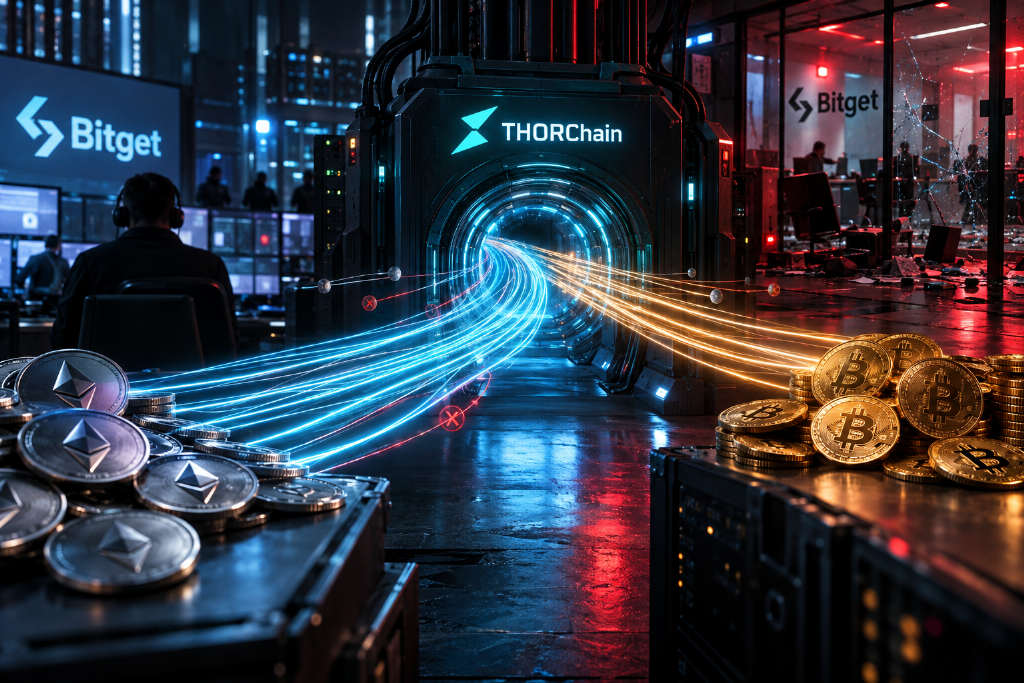 THORChain拒绝Bitget封堵请求,黑客将约630万美元ETH换成BTC