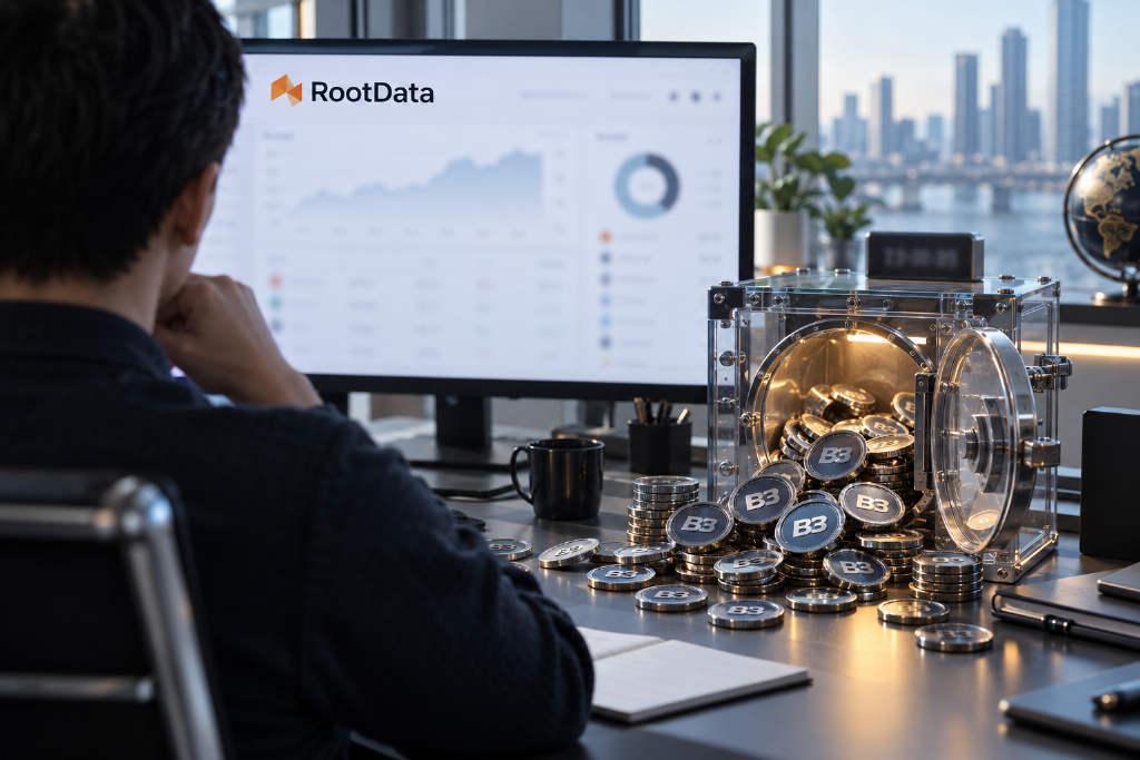 RootData:B3 将于 10 月 10 日解锁约 14.69 亿枚代币