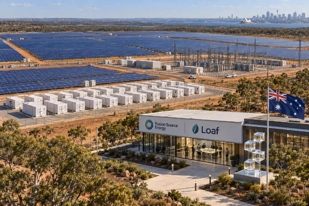 FSE and Loaf sign MOU to bring more than $500 million in Australian solar and battery projects on-chain