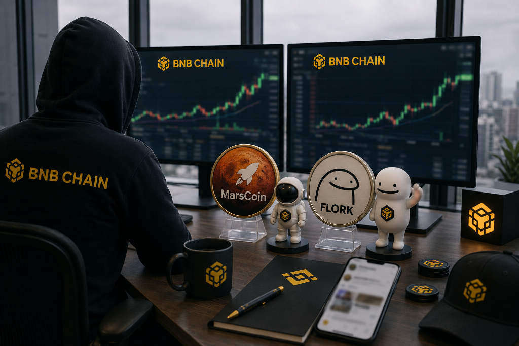 BNB Chain Meme Coins MarsCoin and FLORK Hit All-Time Highs After KOL 'Bonk Guy' Call