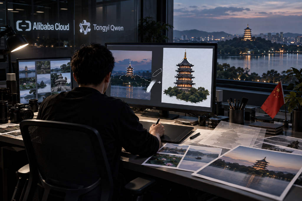 千问开源 Qwen-Image-2.1,7B 模型支持生成、编辑与透明图