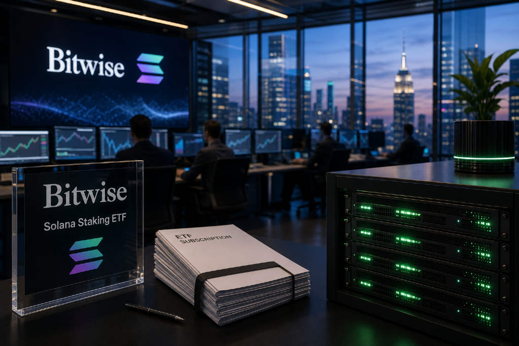 Bitwise Says Its Solana Staking ETF Took In More Than $20 Million This Week