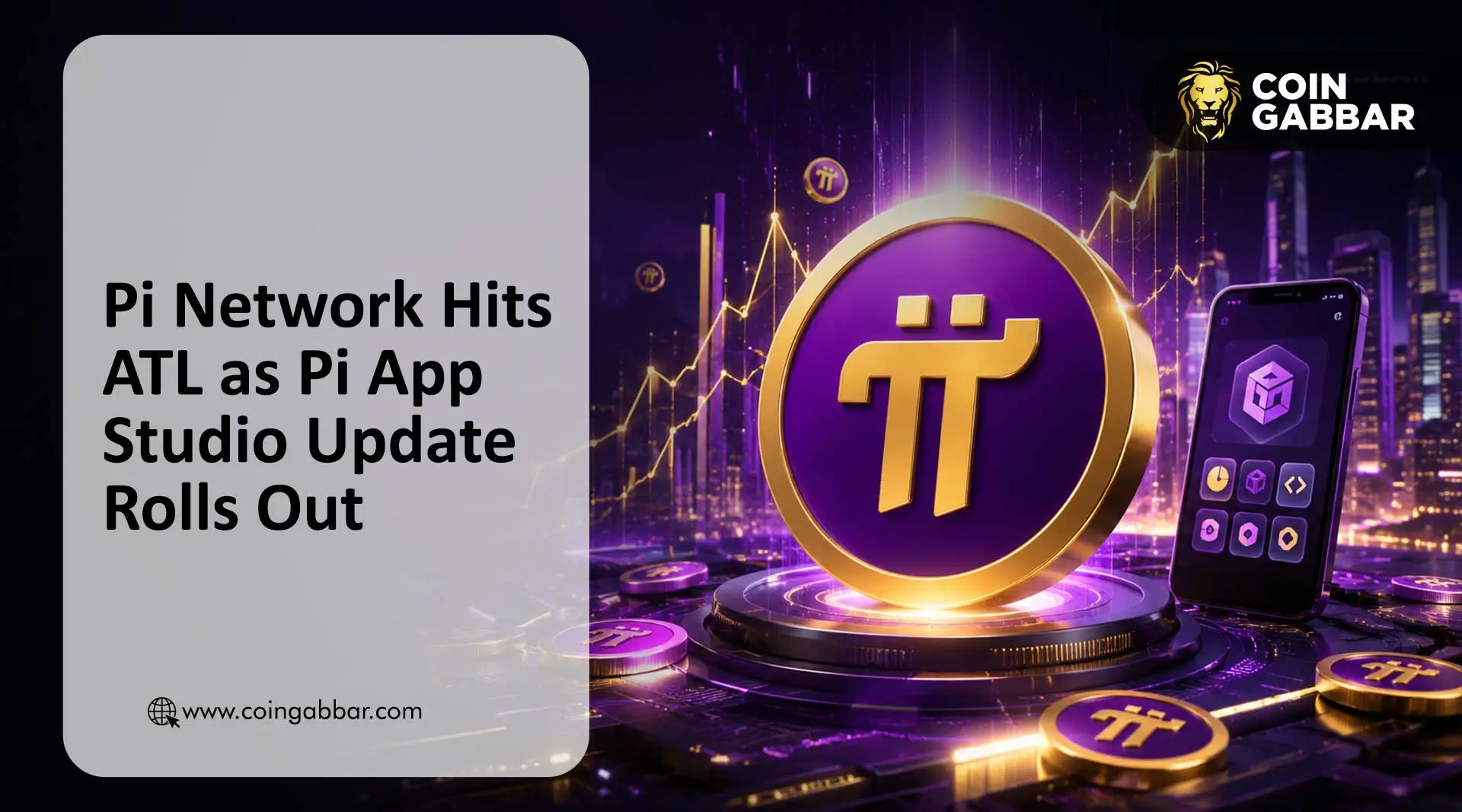 Pi Network App Studio升级上线,Pi币价格却跌至历史新低$0.1003