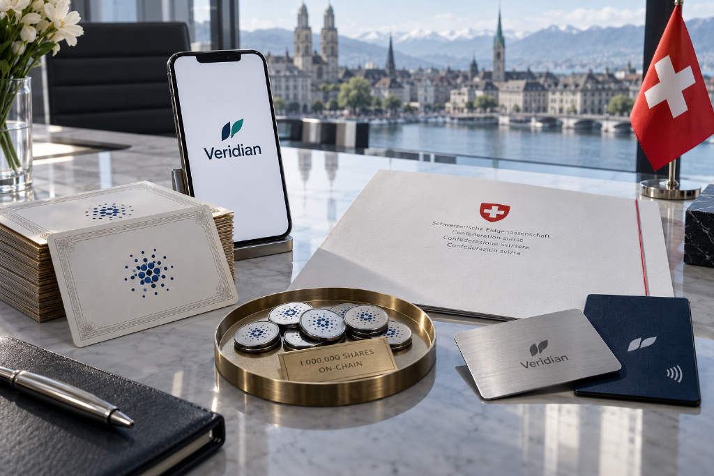 Cardano Foundation spins out Veridian and puts most of its shares on-chain under CIP-0113