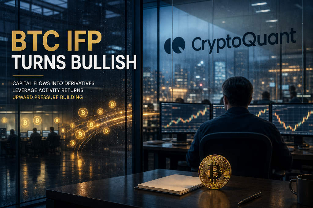 CryptoQuant分析师:BTC IFP 指标转多,衍生品杠杆活跃度回升