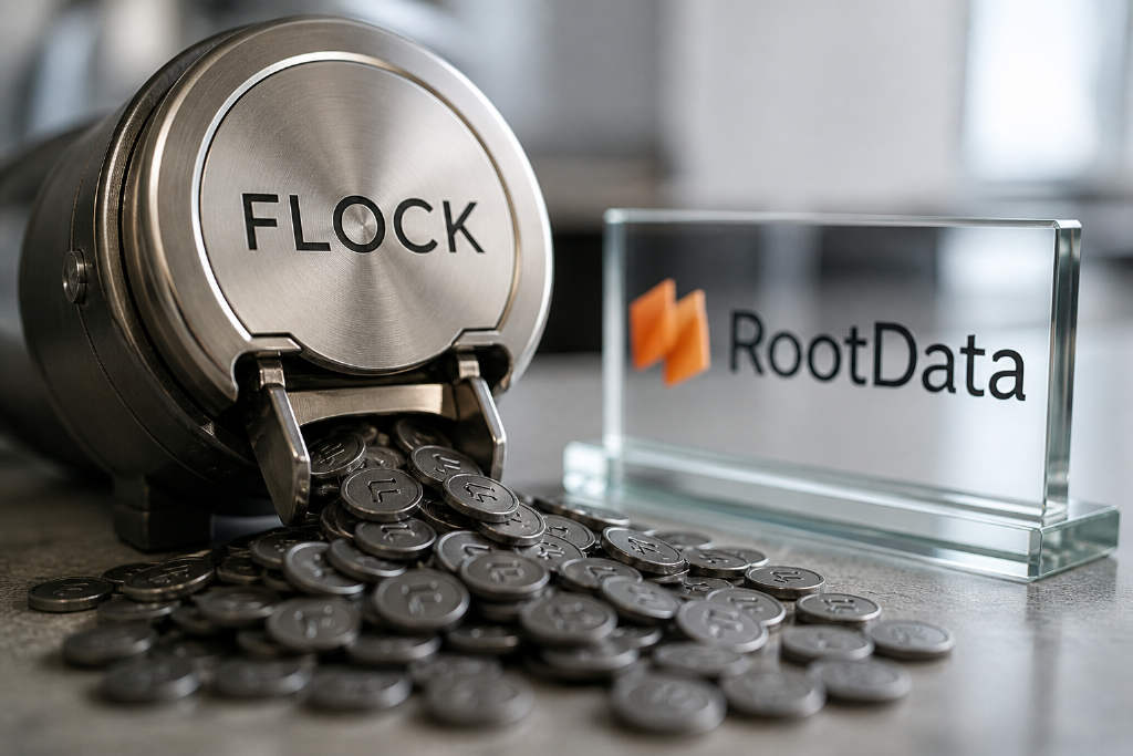 RootData:FLock 将于 8 月 31 日解锁约 16804 万枚代币