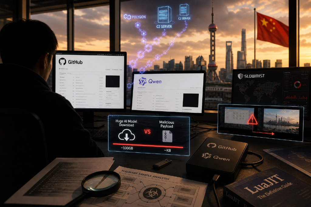 慢雾披露仿冒 Qwen 模型恶意仓库:可经 Polygon 轮换 C2