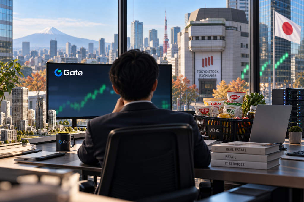 Gate 平台日股行情显示地产零售与 IT 服务板块走强