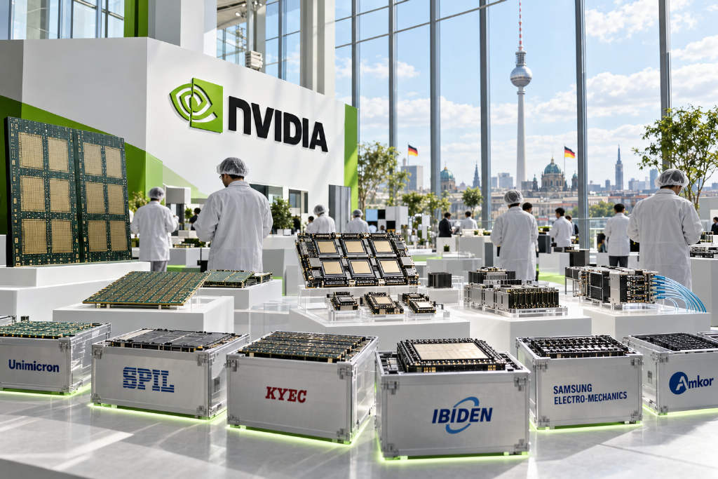 Nvidia lines up six suppliers for capacity expansion, targets 2.5x substrate output in three years