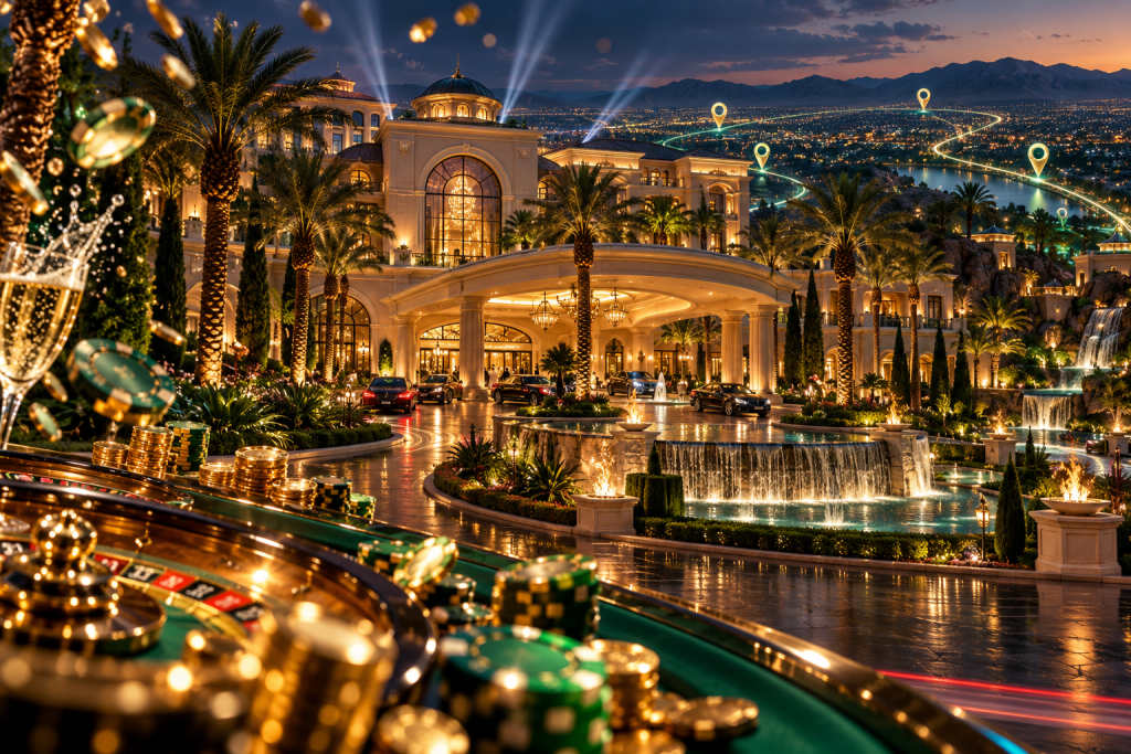 Green Valley Ranch Casino Henderson:固定位置与直线距离