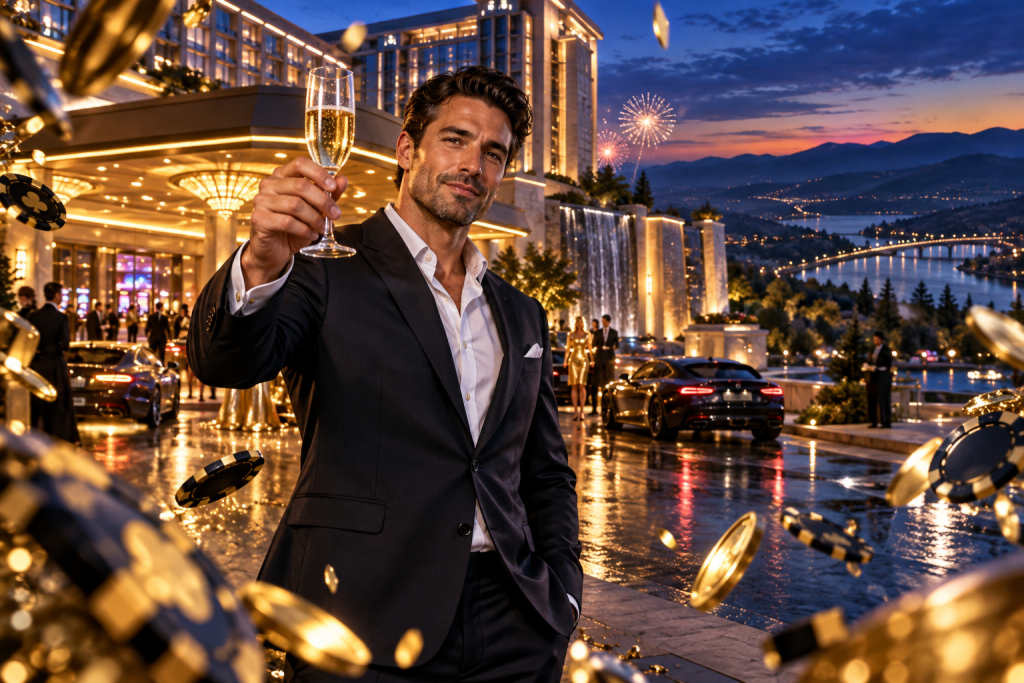 Gold Country Casino Resort 位置与直线距离参考