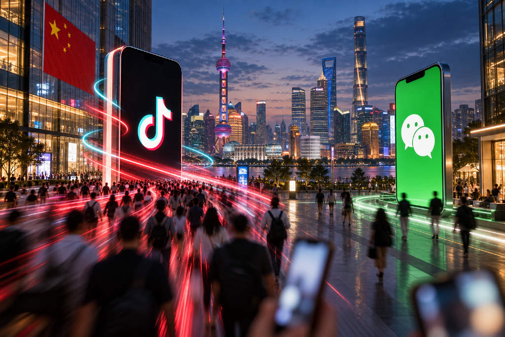 抖音单用户时长首超微信,字节系移动互联网时长占比超腾讯