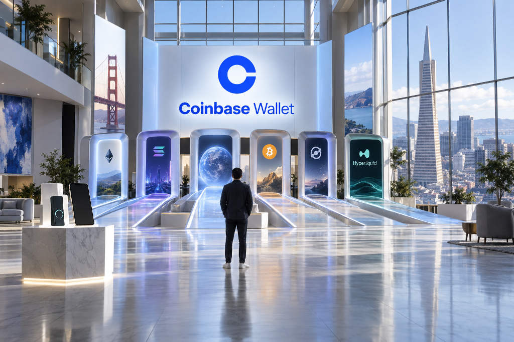 Coinbase将Base App改回Coinbase Wallet,定位转向多链交易入口