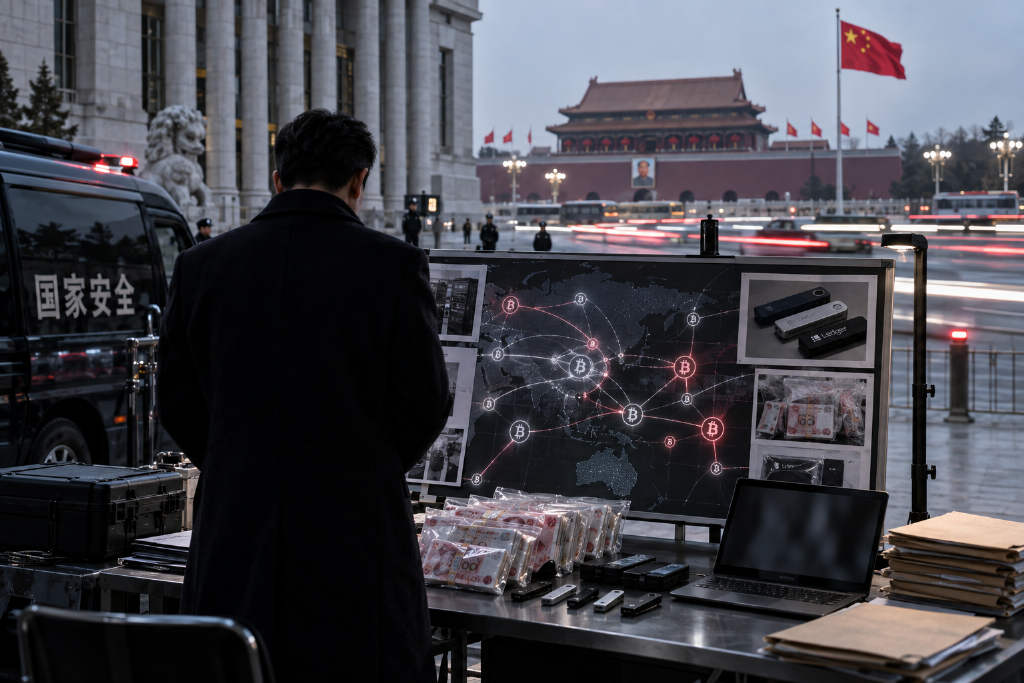 China’s Ministry of State Security says virtual currency is traceable and warns of criminal use