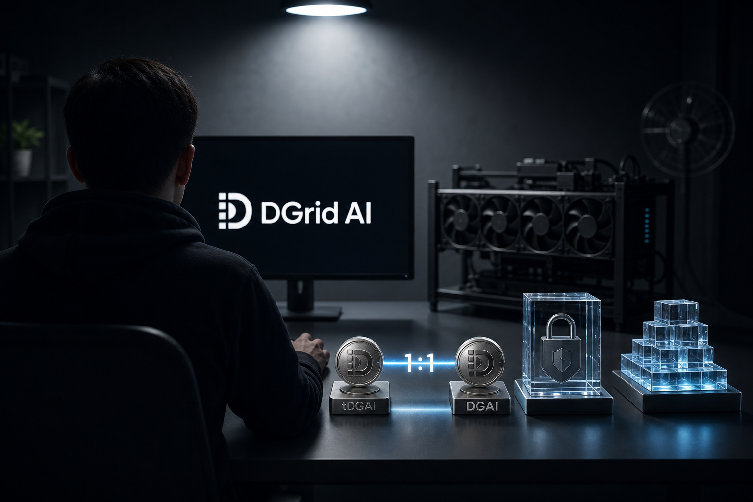 DGrid AI 定于 8 月 17 日开放空投申领,tDGAI 将按 1:1 兑换 DGAI