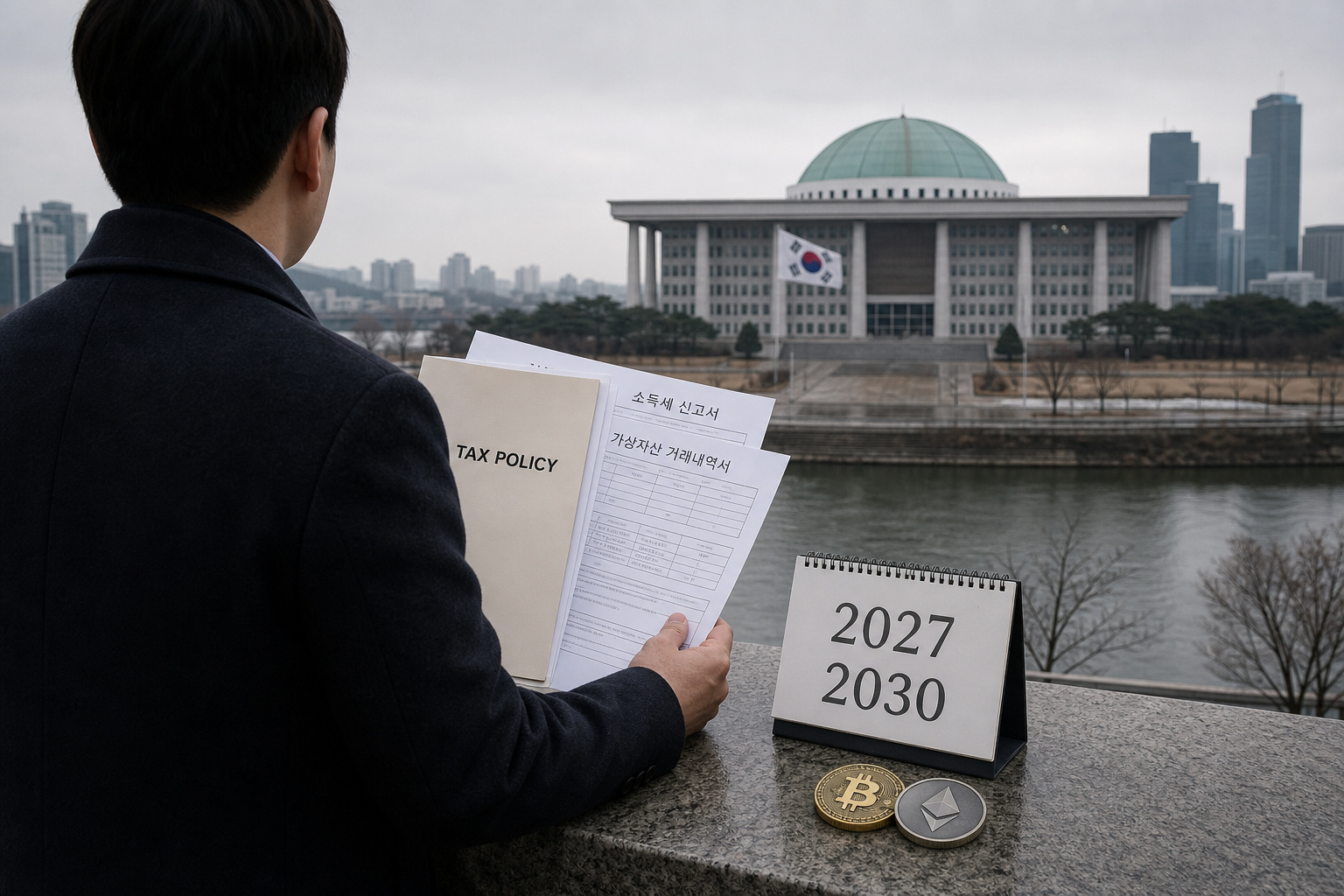 韩议员提案将虚拟资产征税再推迟三年至2030年