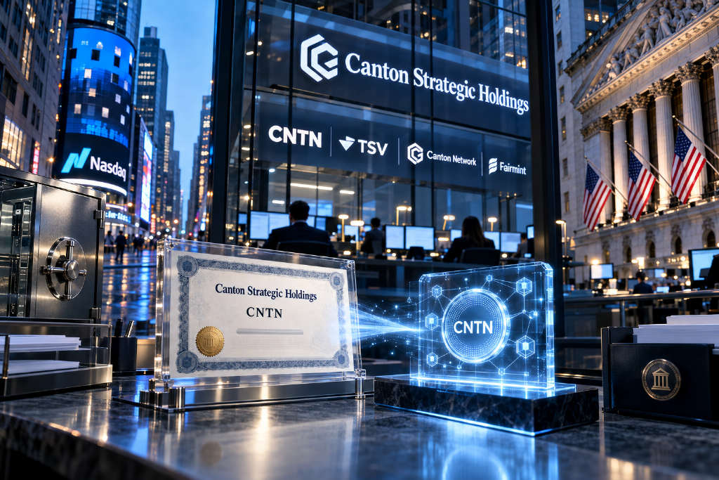 Canton Strategic Holdings Plans to Put Its Own Nasdaq-Listed Shares Onchain Under SEC Exemption