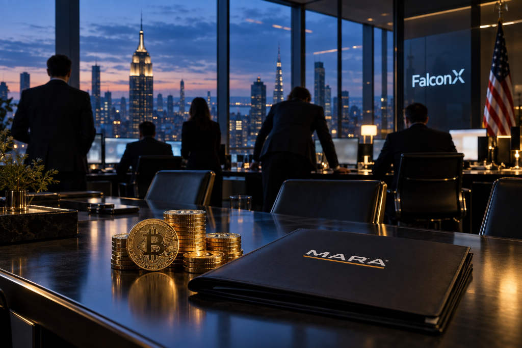 MARA Holdings 通过 FalconX 买入 1292 枚比特币