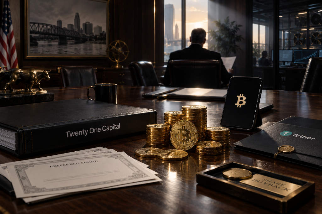 Twenty One Capital CEO Rapha Zagury lays out valuation, buyback options and Tether-backed capital base