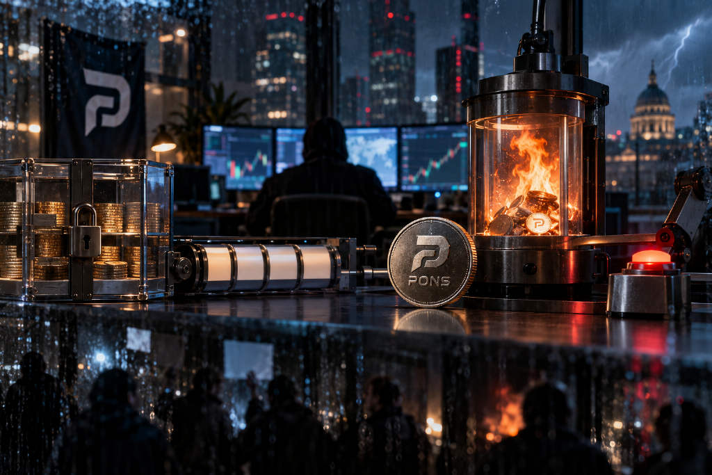 PONS founder says buyback burns are automated, with fund claims moving to a 7-day cycle