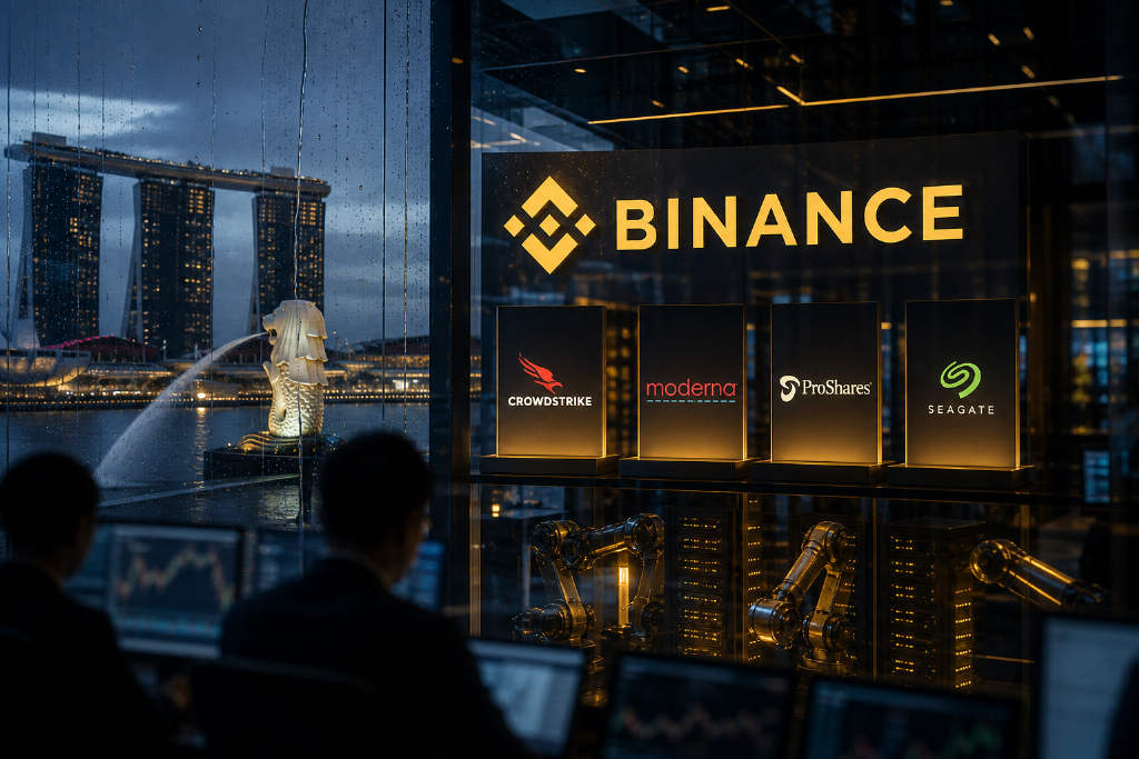 币安将上线CrowdStrike等四个bStocks代币化证券交易对