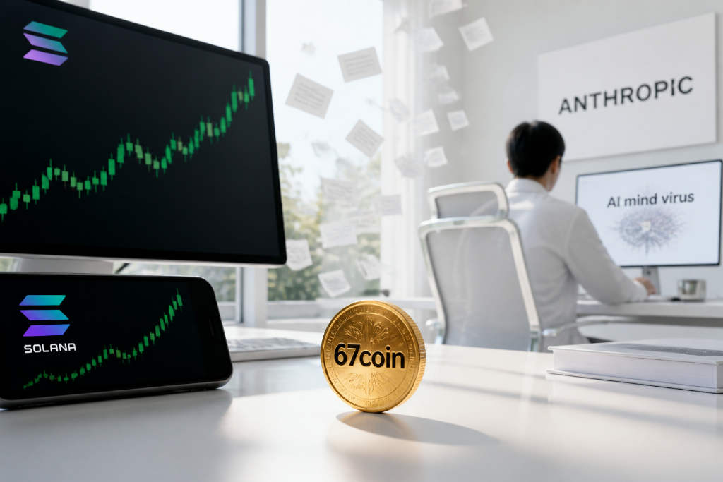 SOL 链上 Meme 币 67coin 市值短时突破 300 万美元