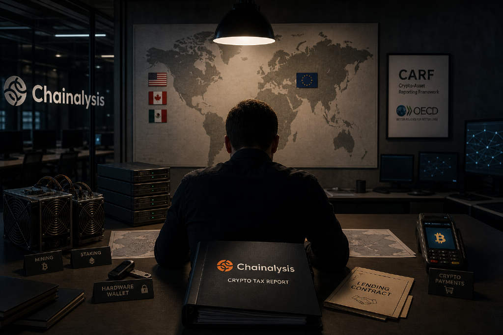 Chainalysis:2025年潜在应税链上活动达4570亿美元,CARF仅覆盖14%