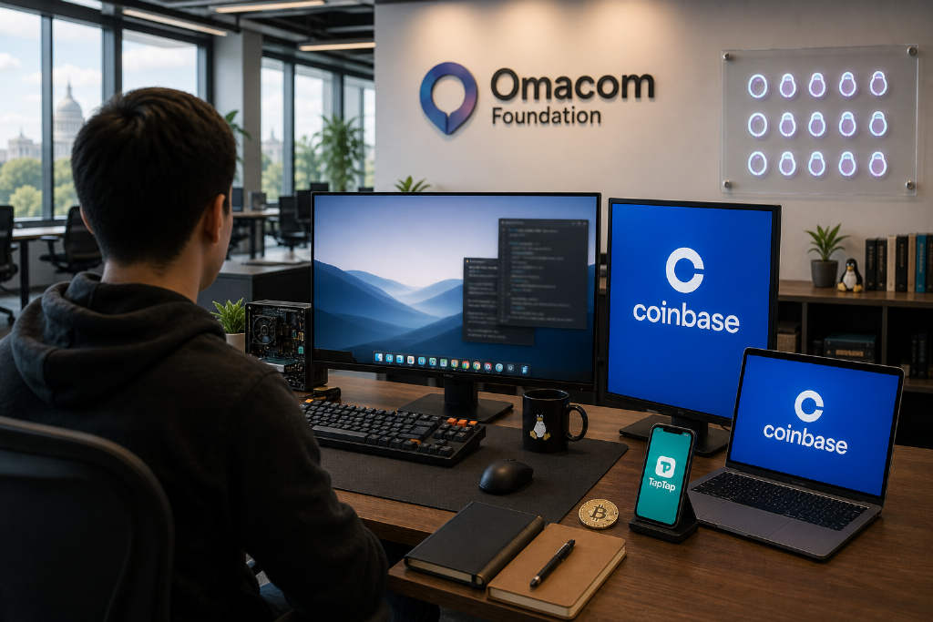 Omacom基金会赞助额增至1200万美元,Coinbase CEO与TapTap创始人加入