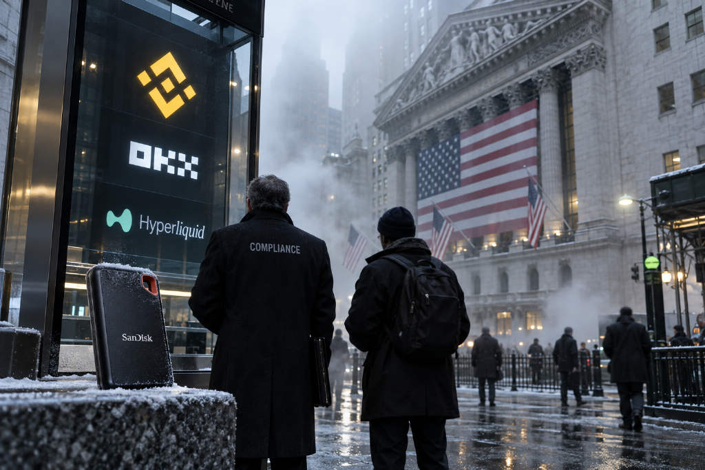 Binance 在 SanDisk 永续合约流动性排名居首