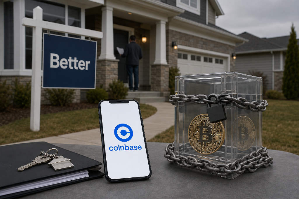 Better 比特币抵押房贷开放申请,抵押 BTC 或被重复挪用并锁定多年