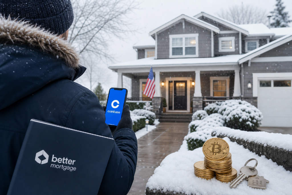 Better与Coinbase在美国推出比特币抵押房贷产品