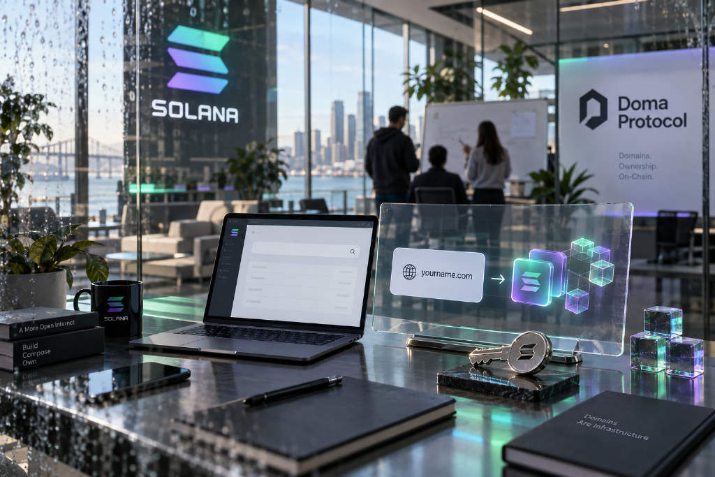 Solana 生态项目 Doma Protocol 上线域名代币化协议