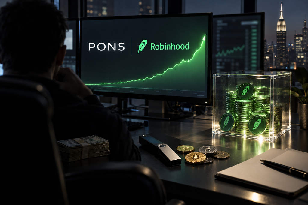 PONS盈利榜一地址浮盈400万美元,回报35倍