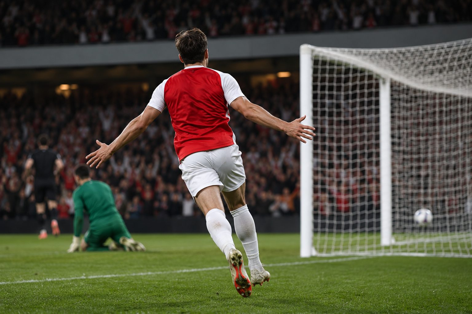 Gabriel goal leaves Arsenal level with Manchester City
