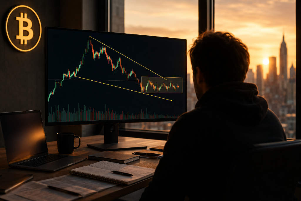 Analyst Killa: Bitcoin Descending Wedge Signals Range-Bound Market
