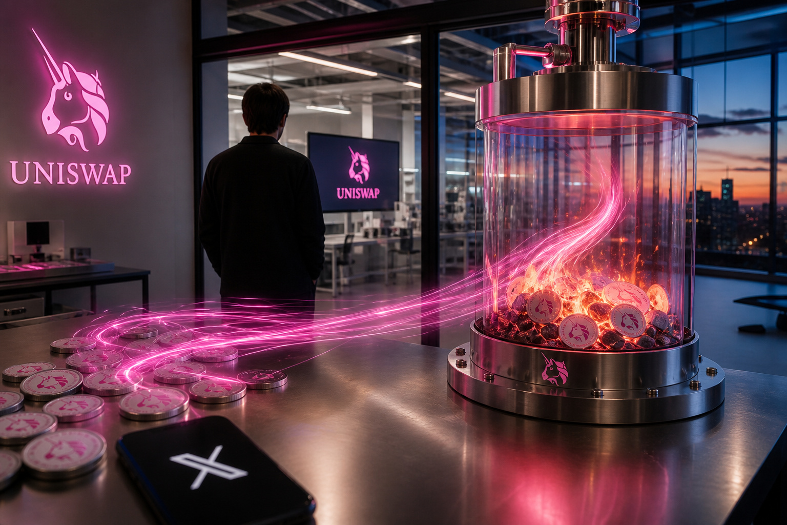 Uniswap Founder Says Test-Period Creator Fees Went to Buyback-Burn Contract