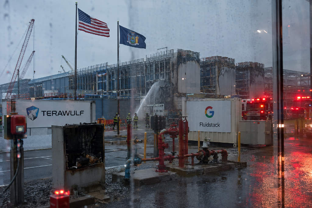 纽约32亿美元AI数据中心在建期间火灾暴露安全监管漏洞